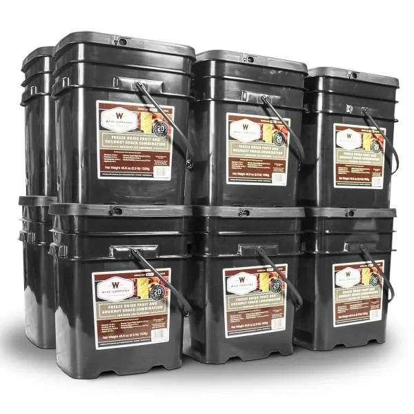 1440 Servings Wise Fruit Bucket