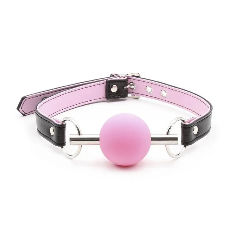 2201MQ      Chomp at the Bit Pink Silicone Ball Gag