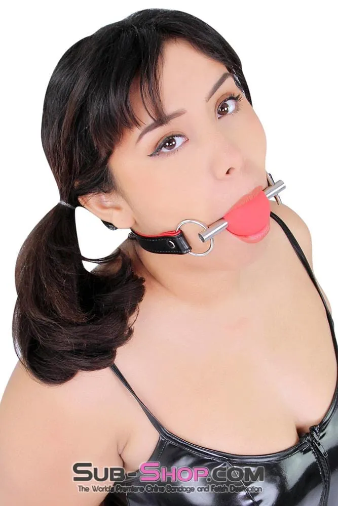 2212MQ      Chomp at the Bit Red Silicone Ball Gag