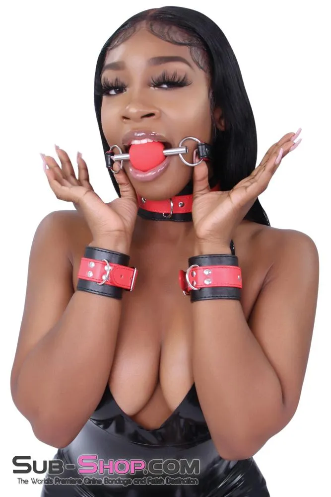 2212MQ      Chomp at the Bit Red Silicone Ball Gag