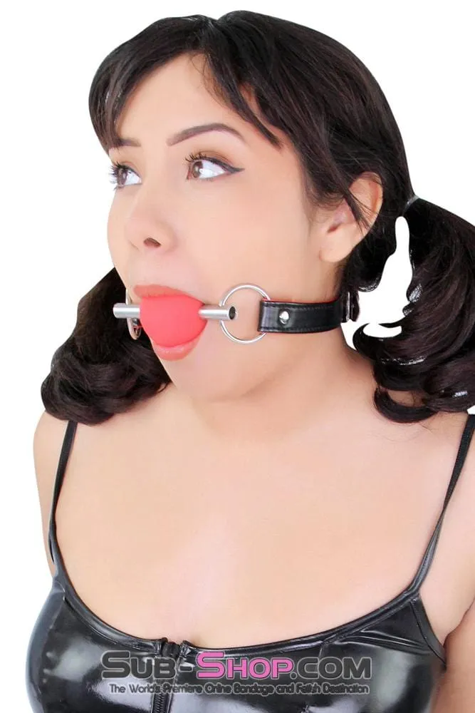 2212MQ      Chomp at the Bit Red Silicone Ball Gag