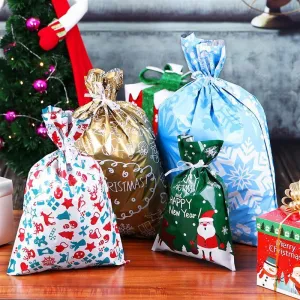 30PCS Drawstring Christmas Gift Bags