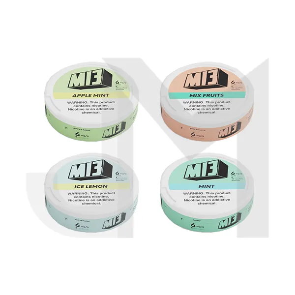 6mg MI3 By AIRSCREAM Nicotine Pouches - 20 Pouches