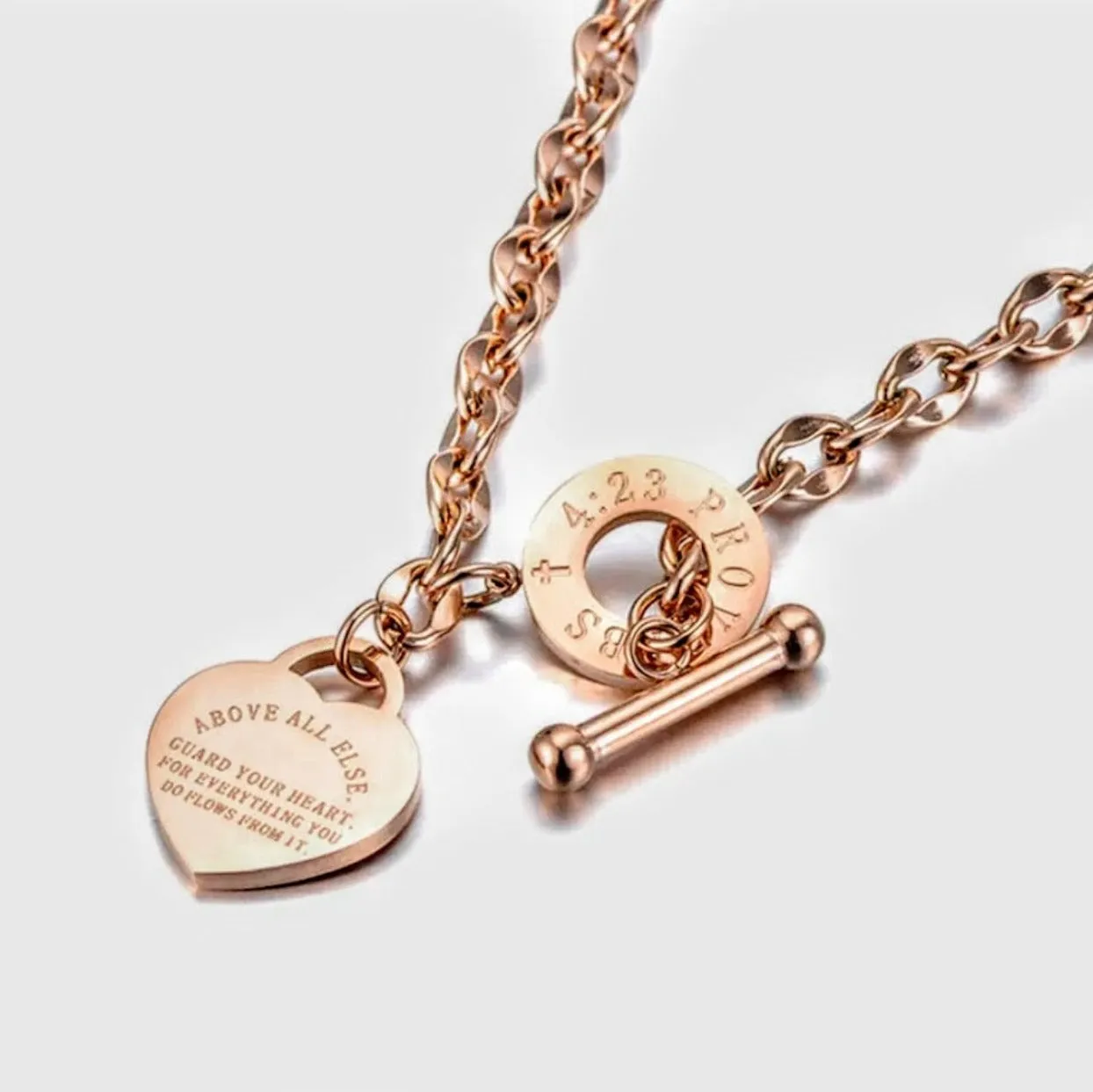 ABOVE ALL ELSE - 18K ROSE GOLD / GOLD / SILVER - WATERPROOF NECKLACE