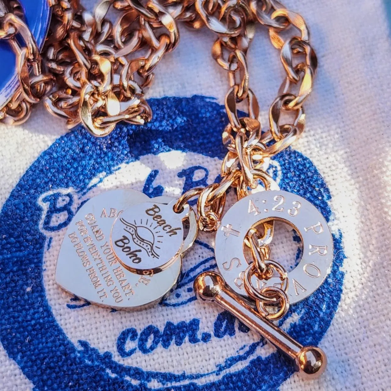 ABOVE ALL ELSE - 18K ROSE GOLD / GOLD / SILVER - WATERPROOF NECKLACE