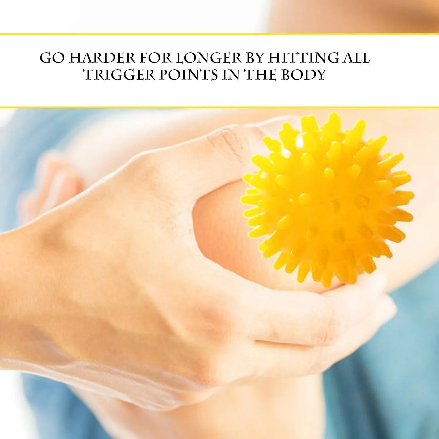 activelife - Spiky Massage Ball, Feet, Neck, and Back Massager, Full Body Deep Tissue Muscle Therapy, Plantar Fasciitis Foot and Muscle Roller