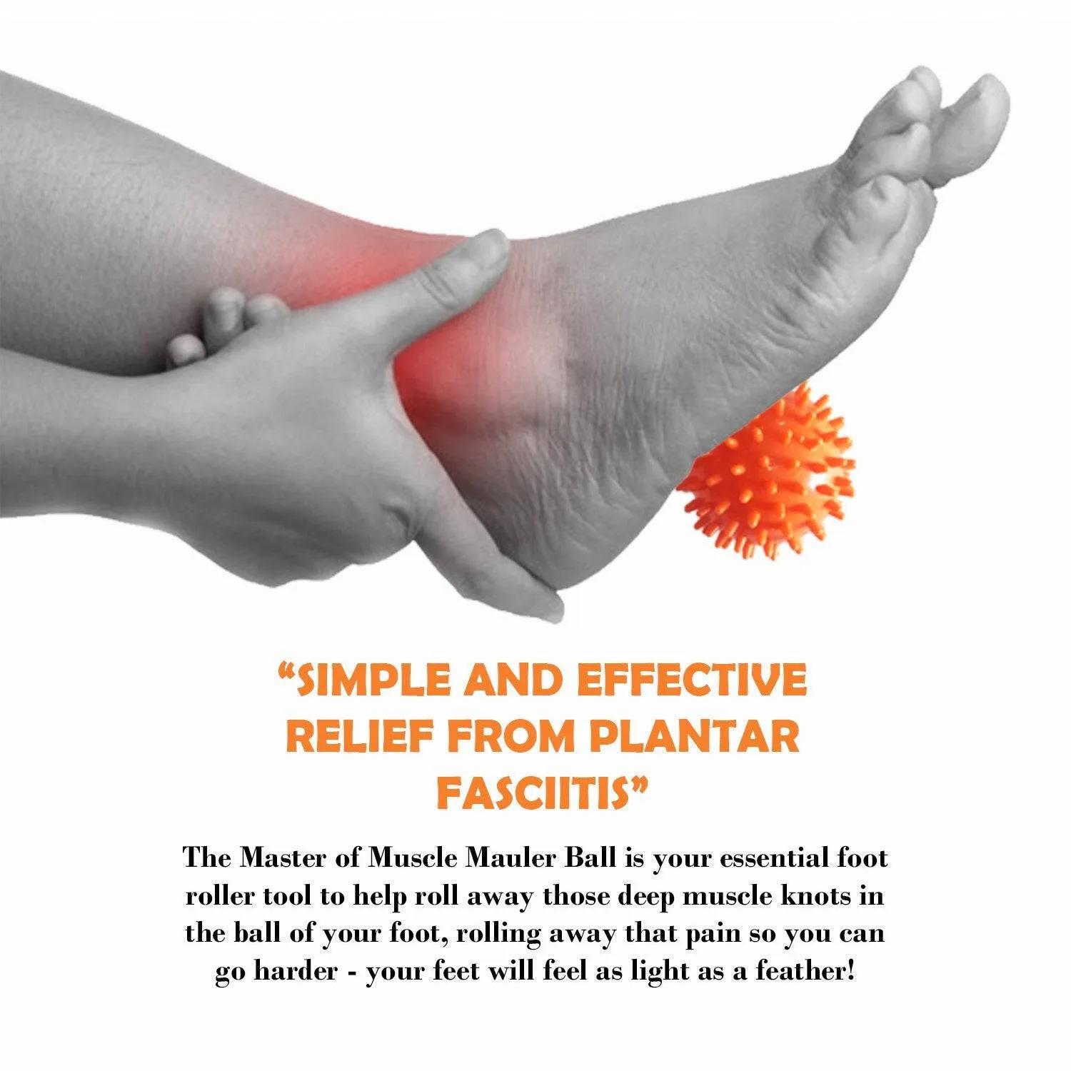 activelife - Spiky Massage Ball, Feet, Neck, and Back Massager, Full Body Deep Tissue Muscle Therapy, Plantar Fasciitis Foot and Muscle Roller