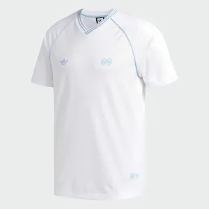 Adidas Skateboarding X Krooked Jersey White/Clear Blue T-Shirt