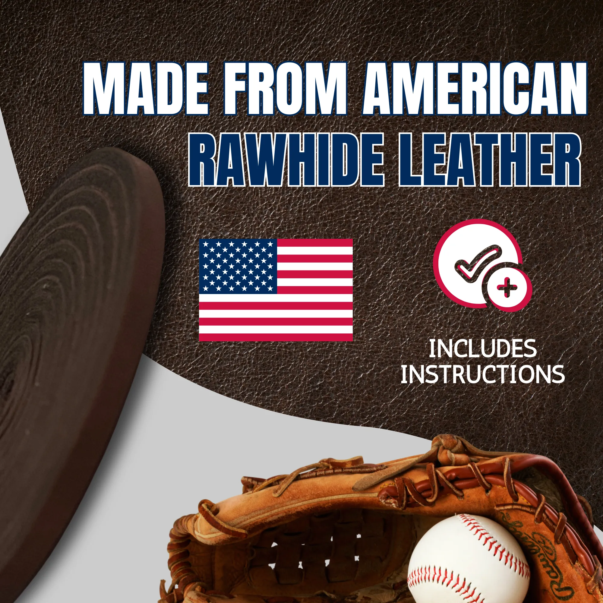 Baseball & Softball Glove Lace for Mitts (2-Laces, Multiple Colors)