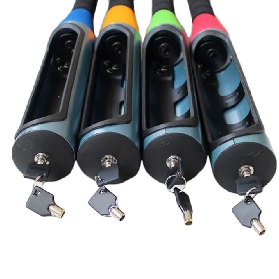Baseball Bat Style Anti Theft Steering Wheel Lock - Blue, Green. Orange or Red