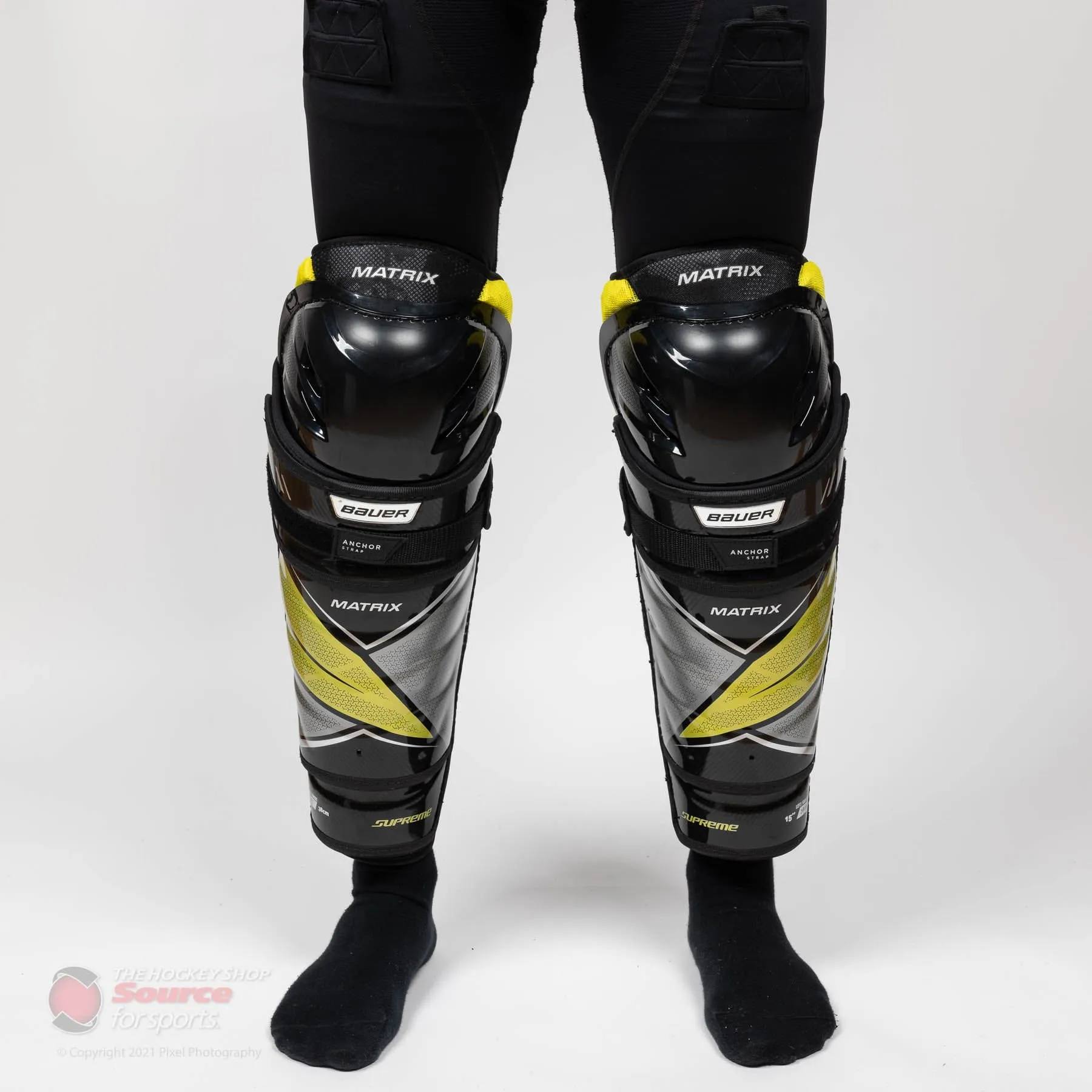 Bauer Supreme Matrix Senior Hockey Shin Guards - 2021