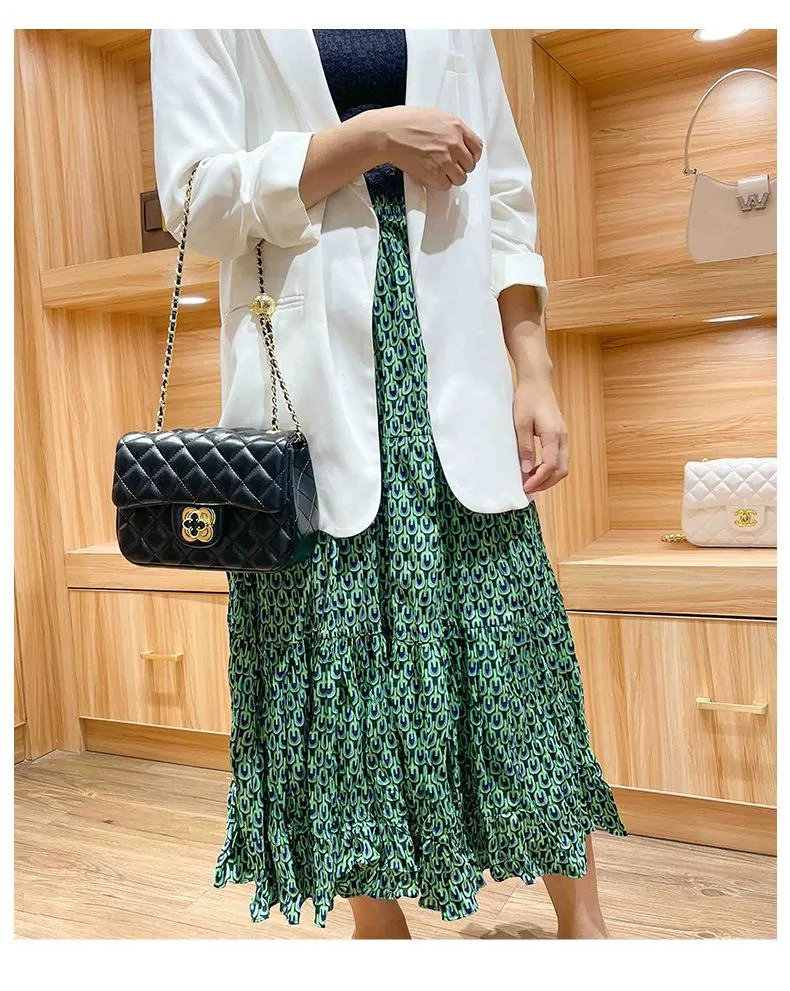 BB01ZS Square Fat Little Golden Ball Rhombus Chain Bag Female Small Fragrant Style Shoulder Messenger Bag Live Special Supply
