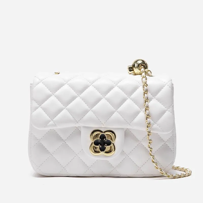 BB01ZS Square Fat Little Golden Ball Rhombus Chain Bag Female Small Fragrant Style Shoulder Messenger Bag Live Special Supply