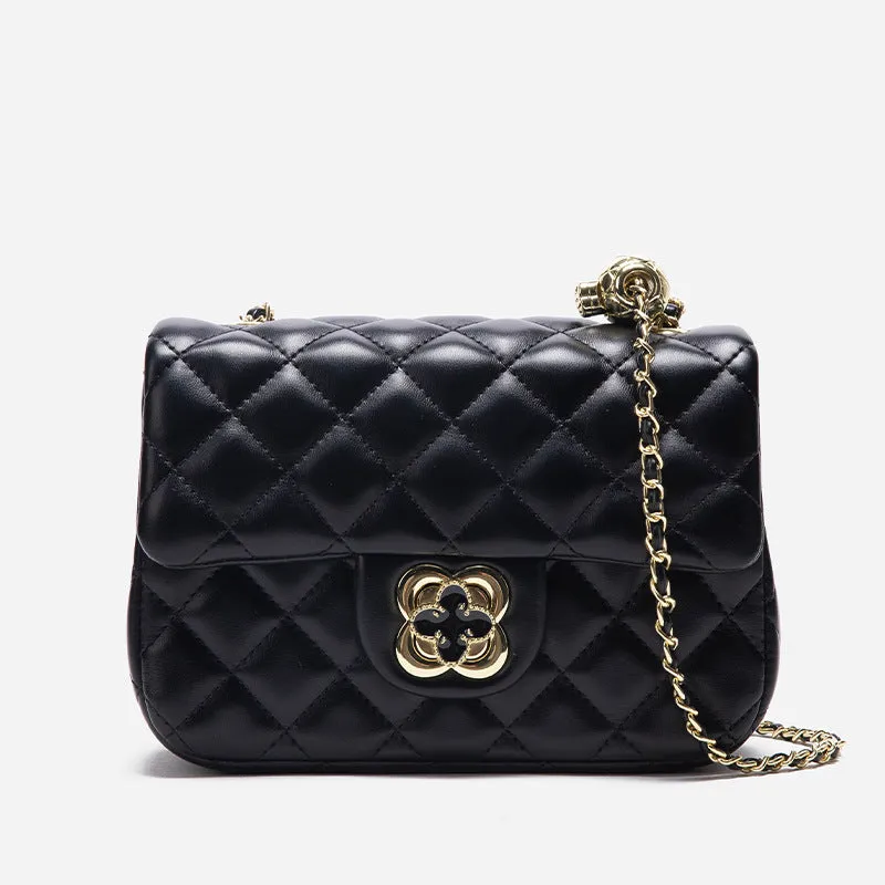 BB01ZS Square Fat Little Golden Ball Rhombus Chain Bag Female Small Fragrant Style Shoulder Messenger Bag Live Special Supply