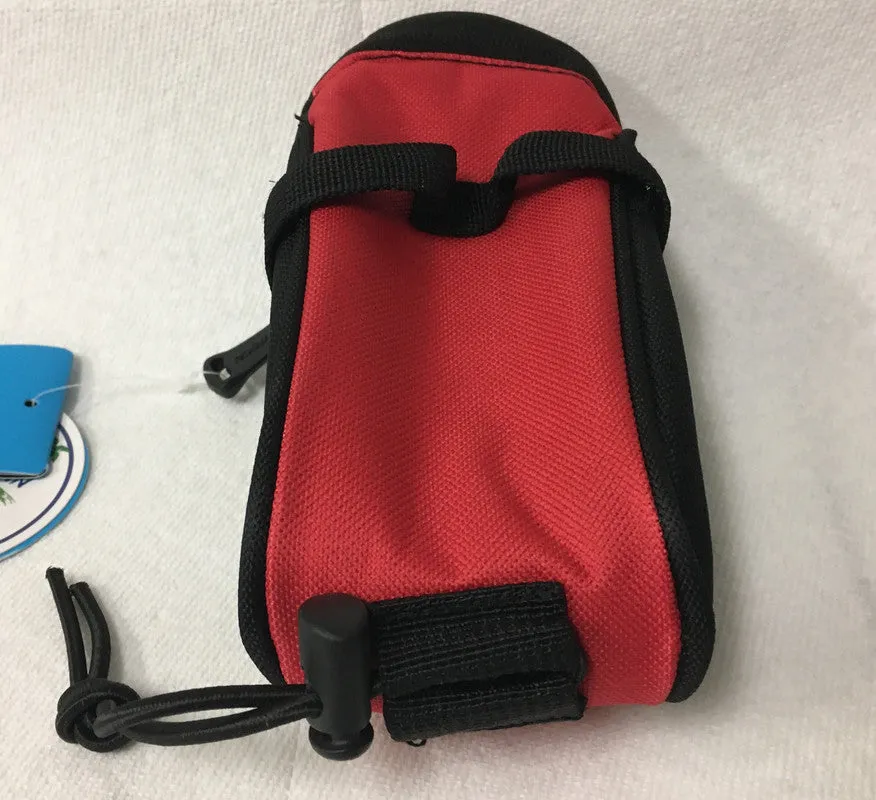 Bicycle Seat Saddle Bag - Black, Blue, Green, Orange or Red