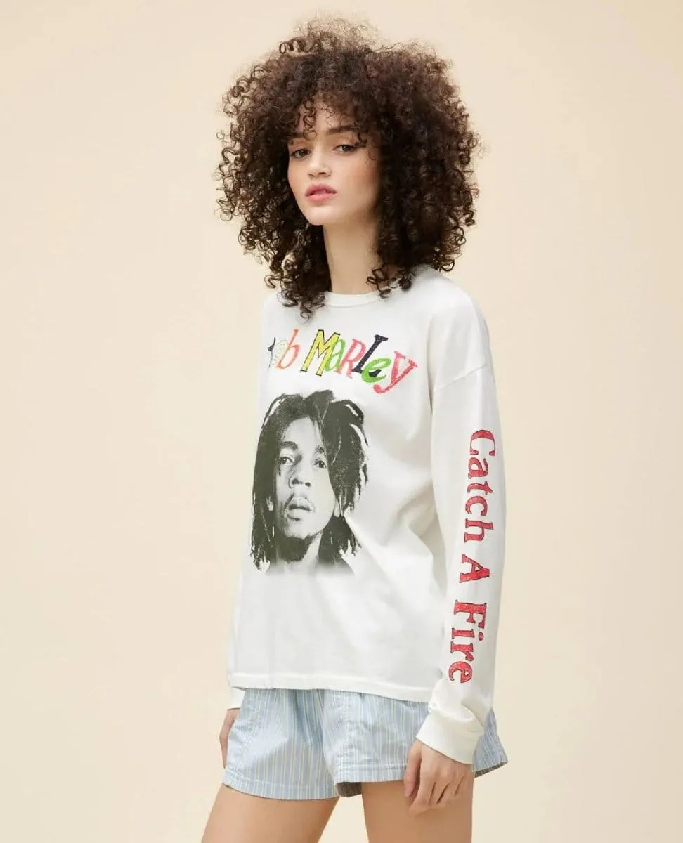 Bob Marley Catch A Fire Long Sleeve