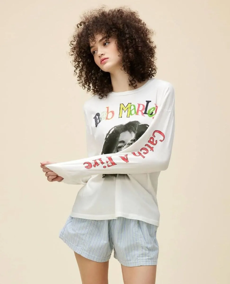 Bob Marley Catch A Fire Long Sleeve