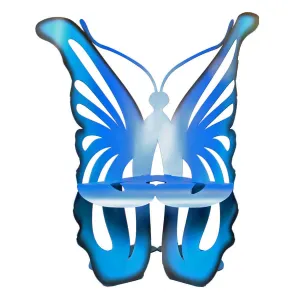 Butterfly Rocking Chair, Metal Outdoor-Indoor Sculptural Furniture by Cricket Forge