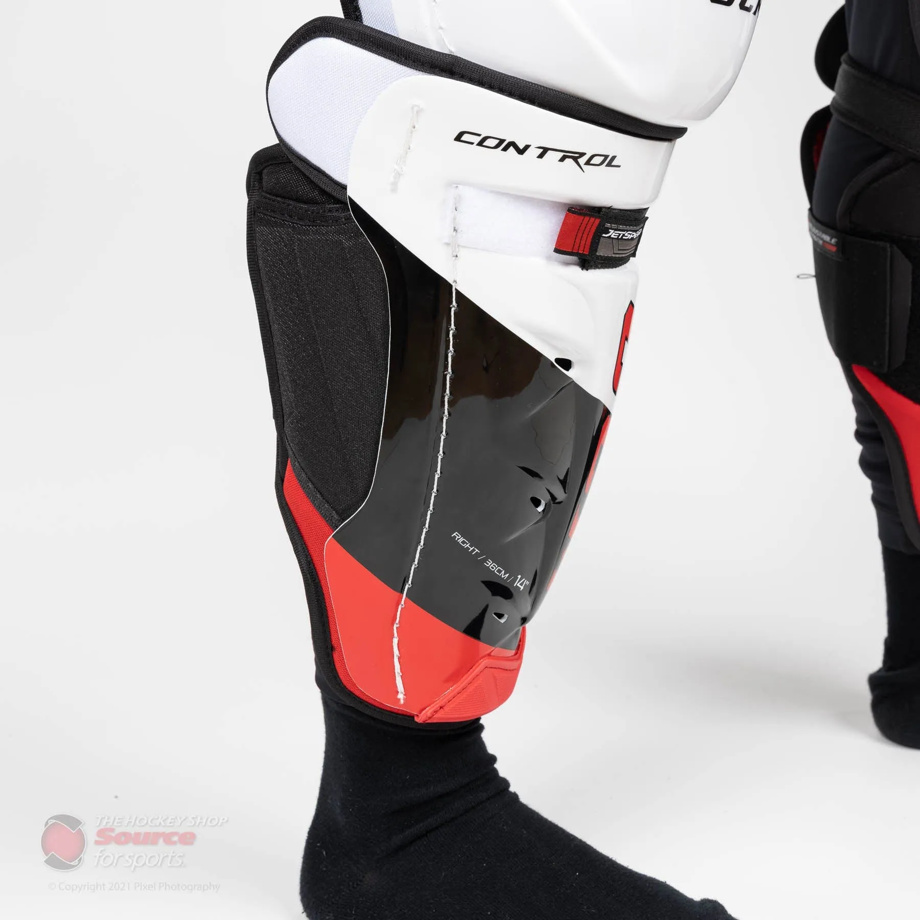 CCM Jetspeed Control Senior Hockey Shin Guards - (2021)