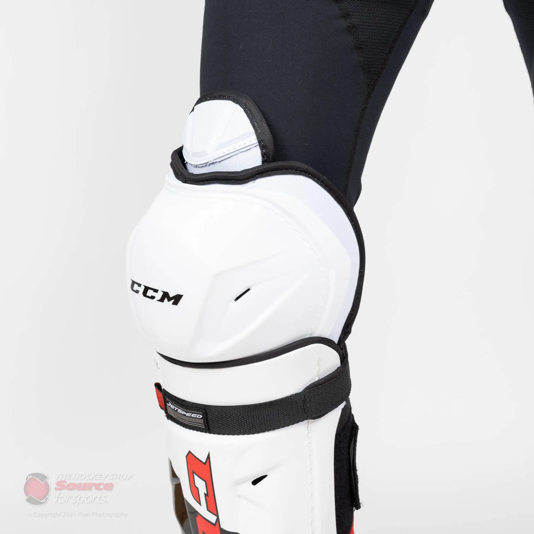 CCM Jetspeed Control Senior Hockey Shin Guards - (2021)