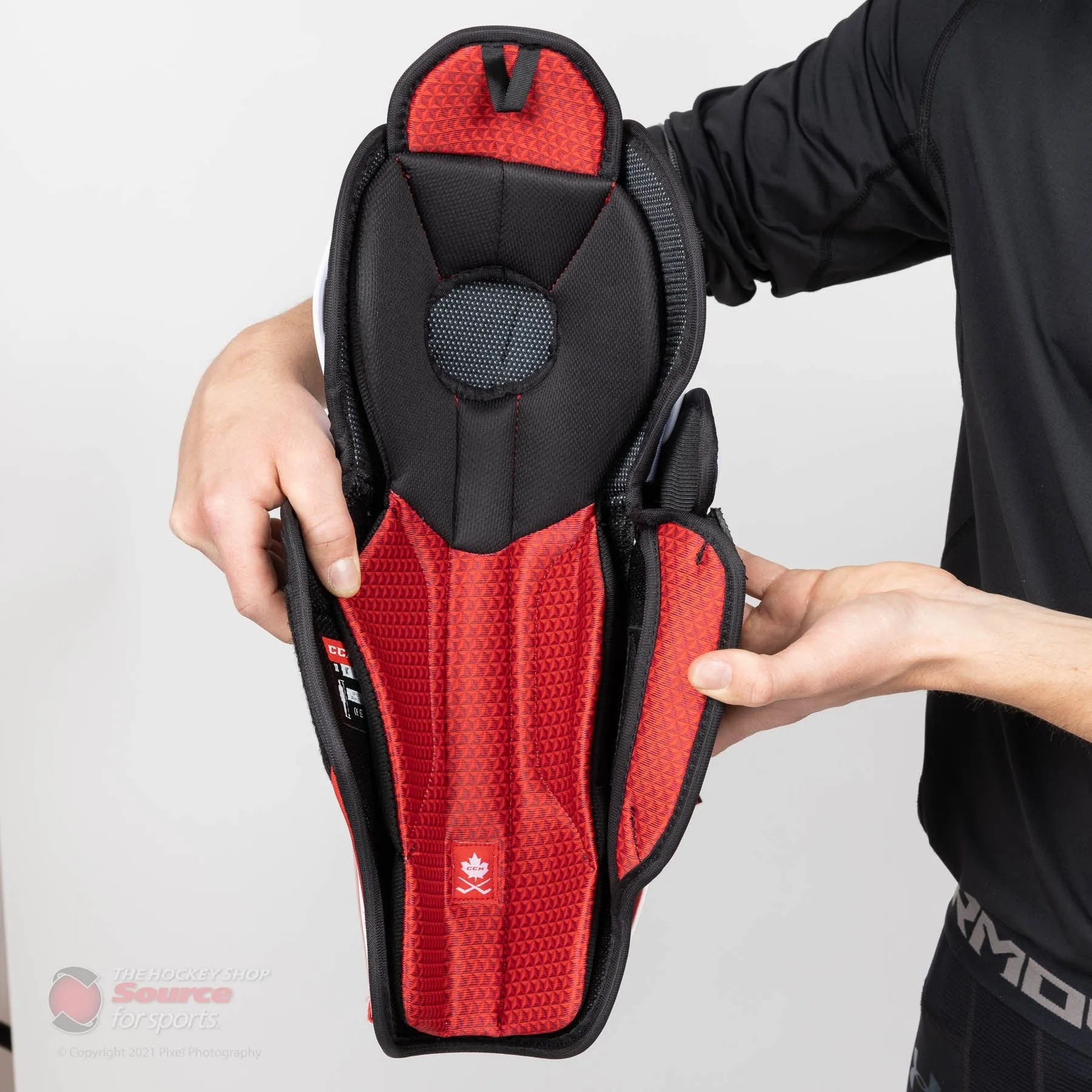 CCM Jetspeed Control Senior Hockey Shin Guards - (2021)