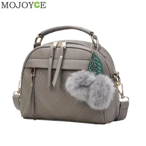 Chic PU Leather Messenger Bag
