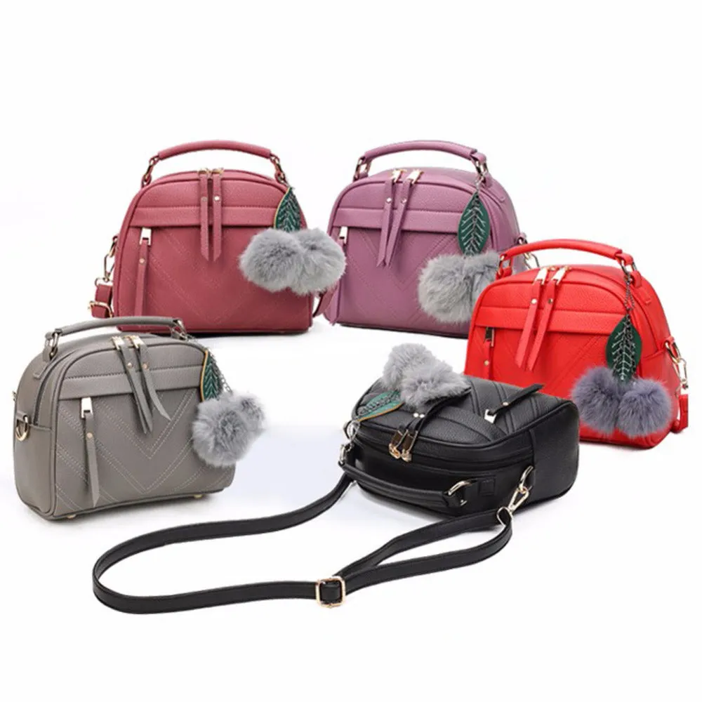 Chic PU Leather Messenger Bag