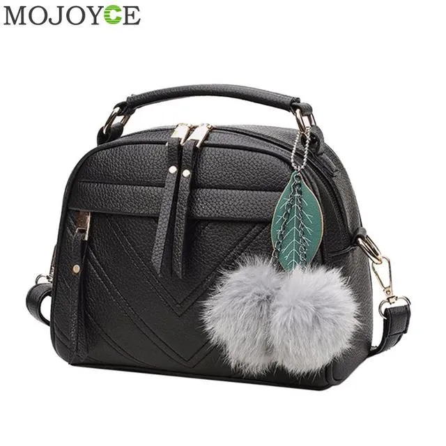 Chic PU Leather Messenger Bag