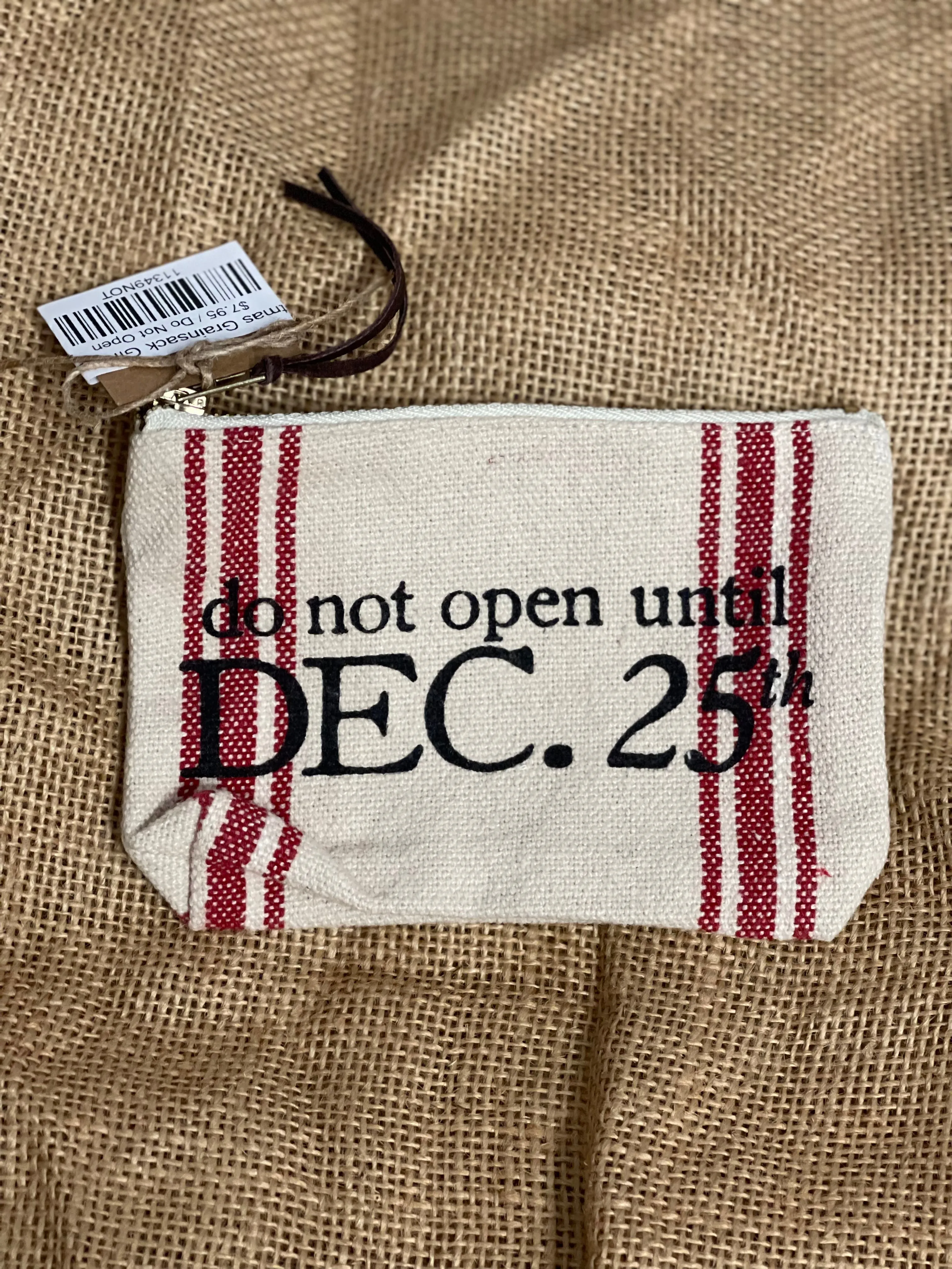Christmas Grainsack Gift Pouches