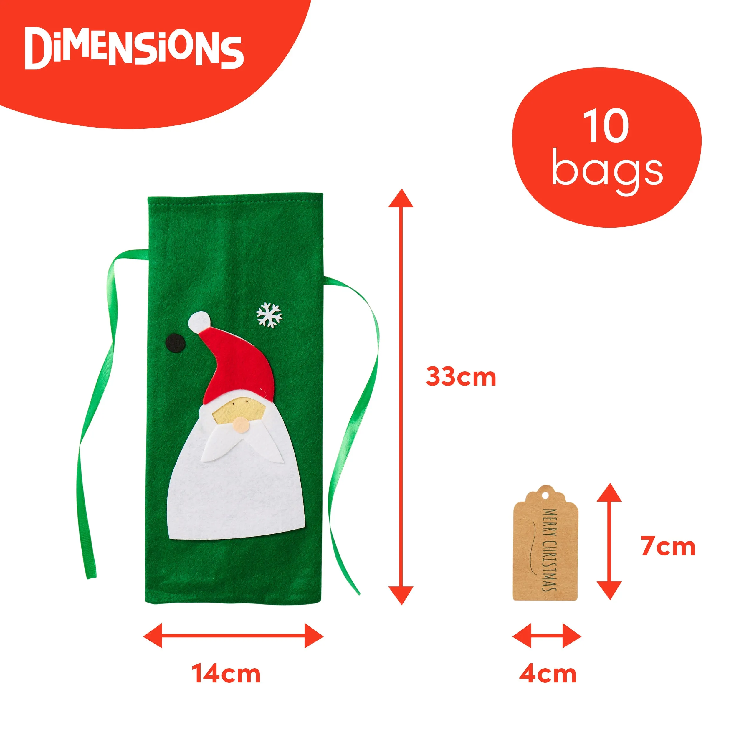 Christmas Wine Bottle Gift Covers