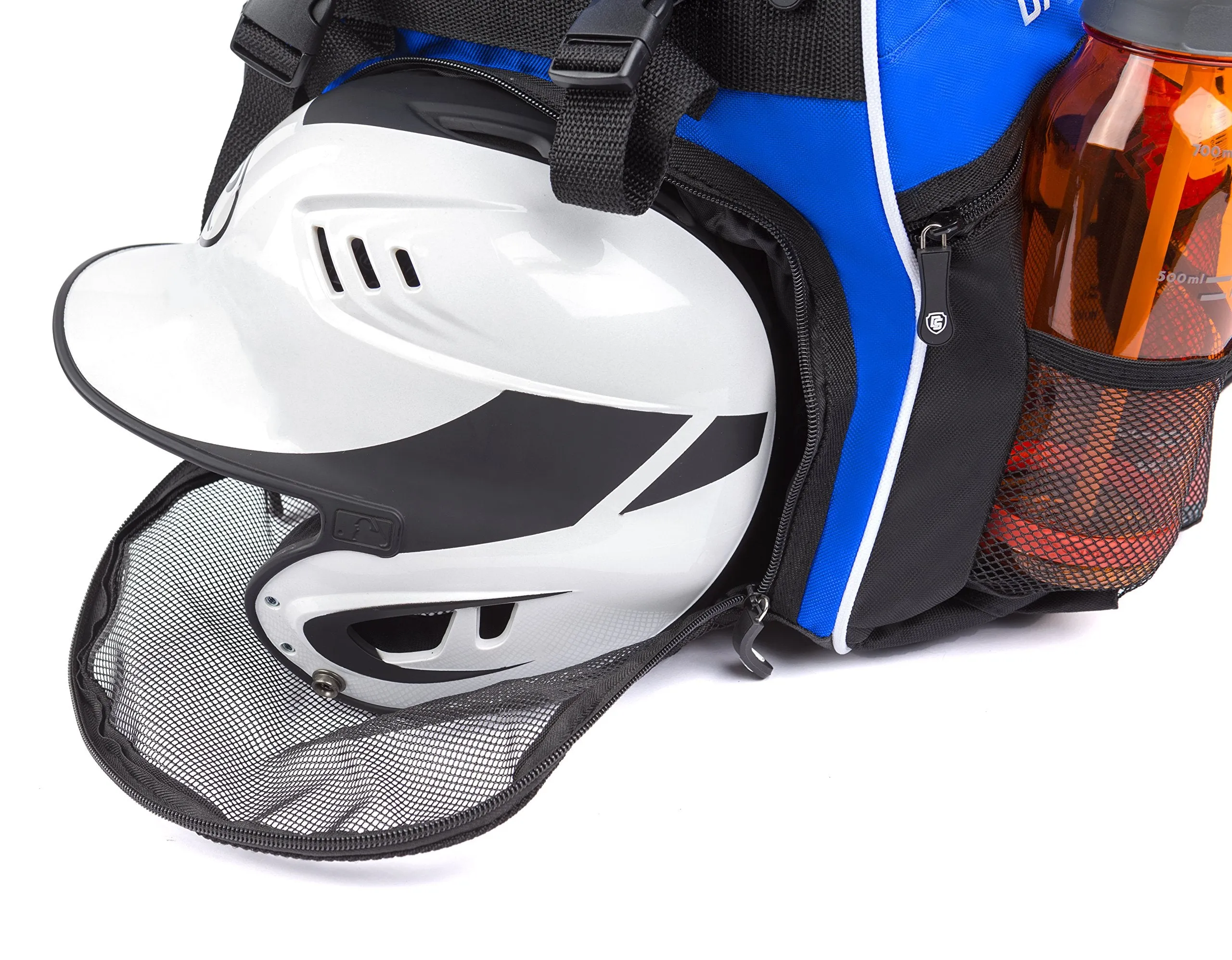 DashSport Baseball Bag Youth Backpack - Spacious 18 x 12 x 10 inches