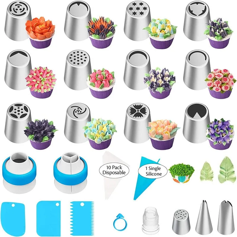 🔥Flower Frosting Tips Nozzles for Cake Decorating