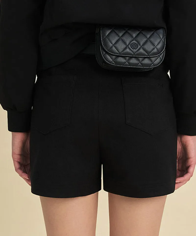 FORDI Quilted Finder Case - Black