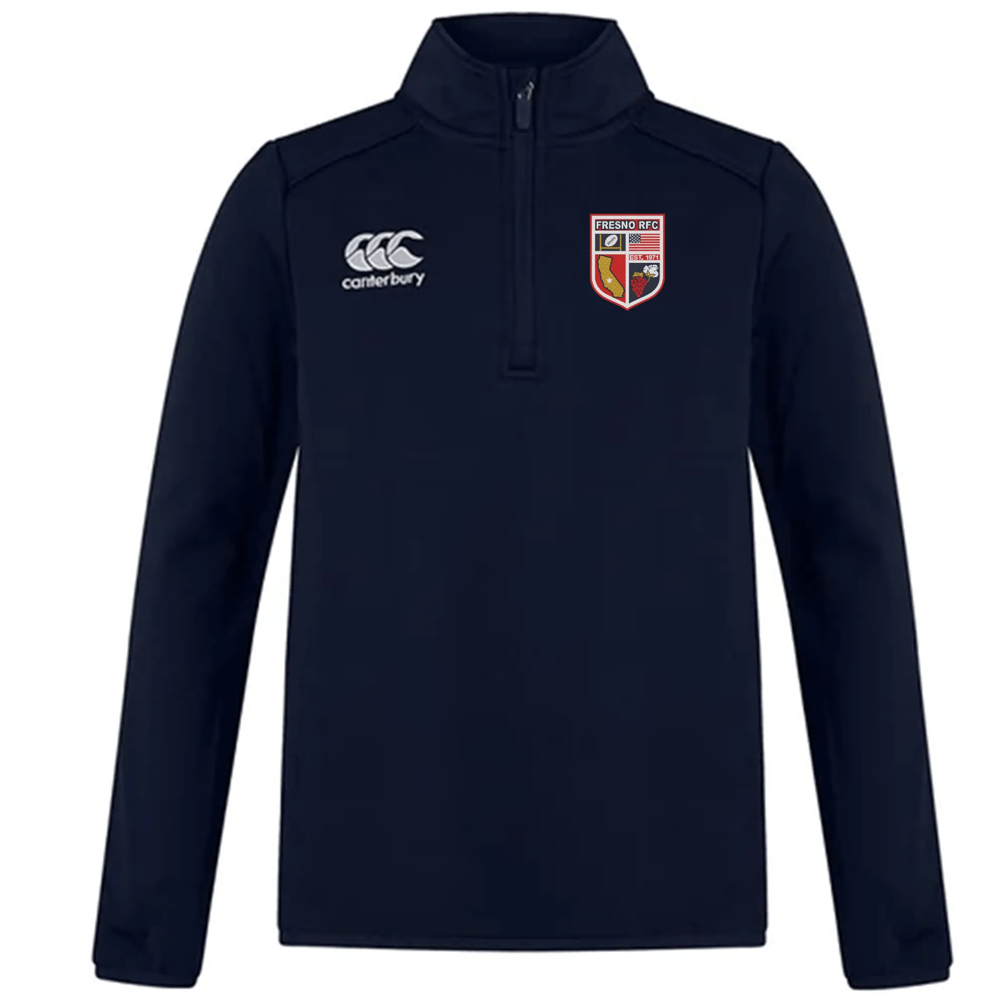Fresno RFC Club 1/4 Zip Mid Layer Training Top by Canterbury