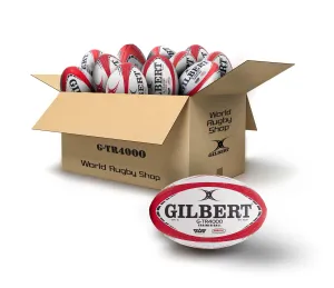 Gilbert G-TR4000 Red Training Balls - Box of 25 Size 5 Balls
