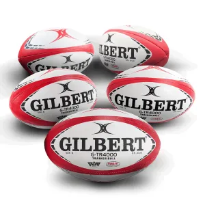 Gilbert G-TR4000 Size 5 Red Training Ball Bundles