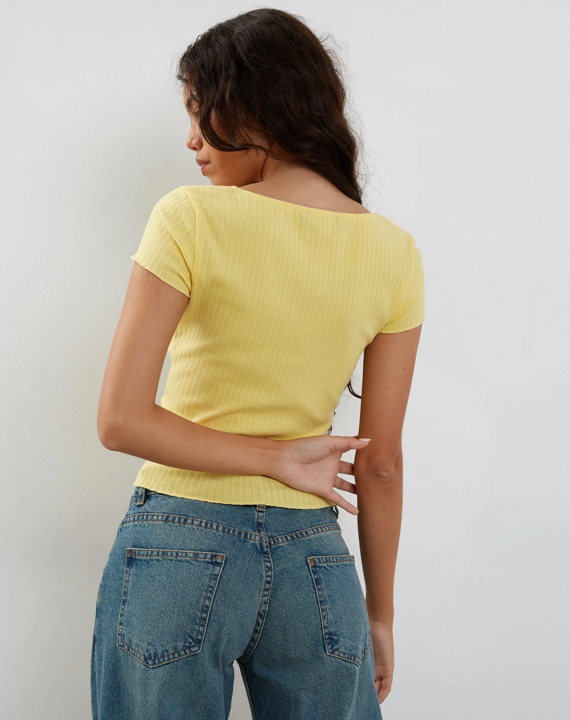 Gordi Baby Tee in Lemonade