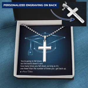 Graduation Cross Necklace