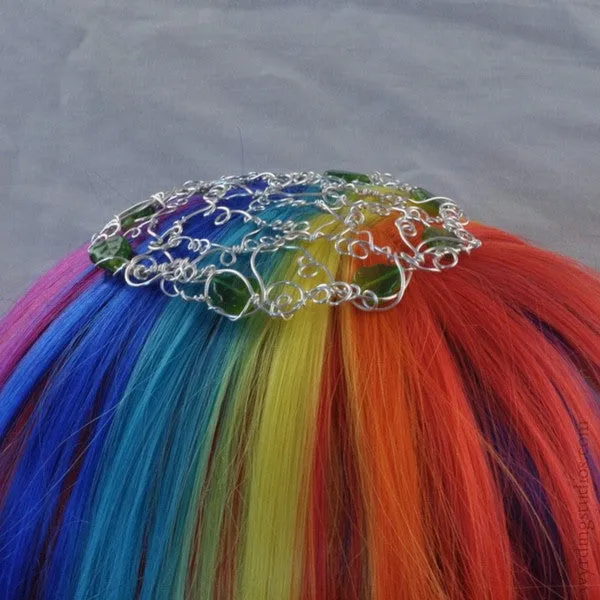 Green Leaves & Vines Kippah