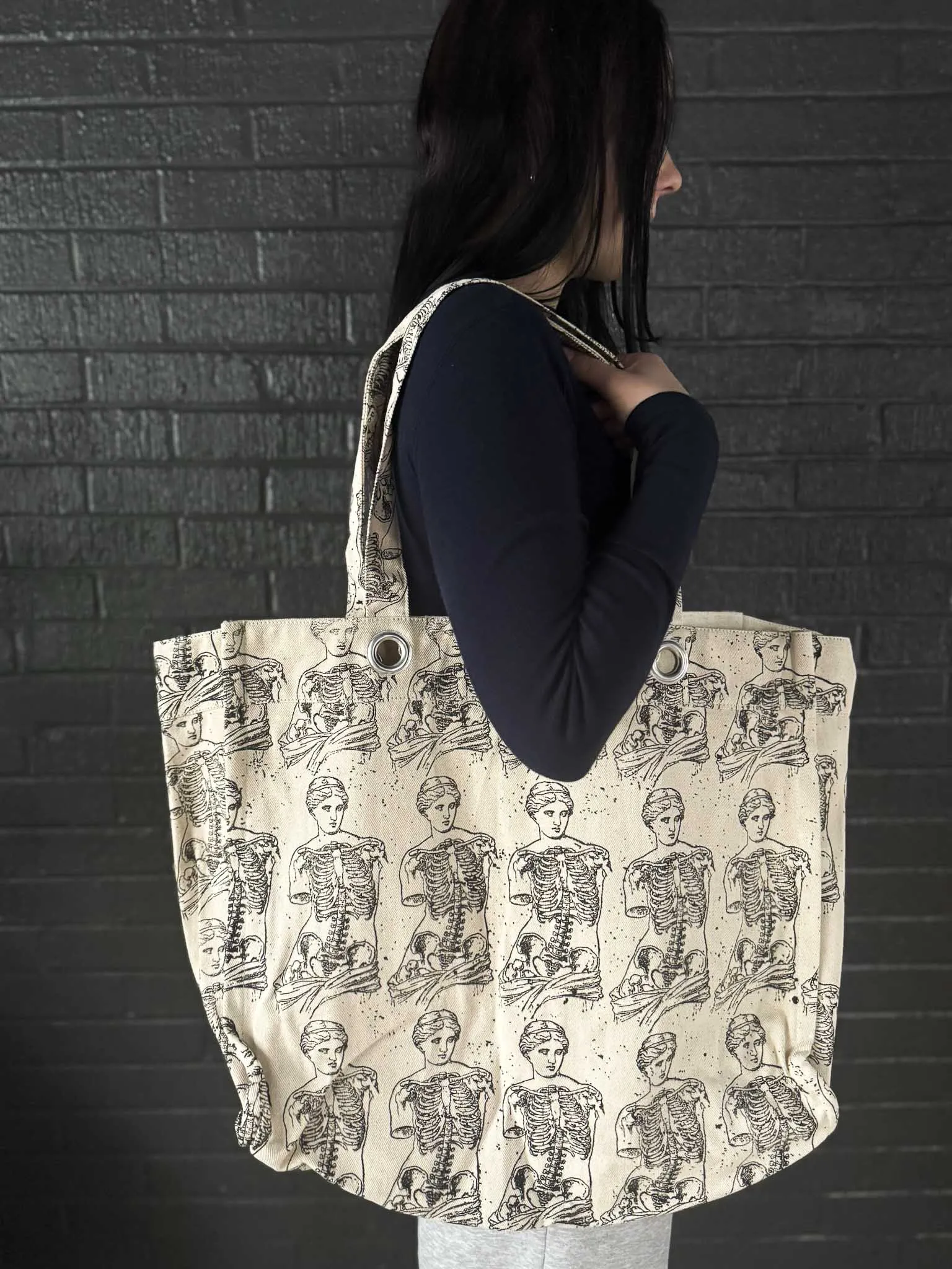 Grungy Grommet Tote
