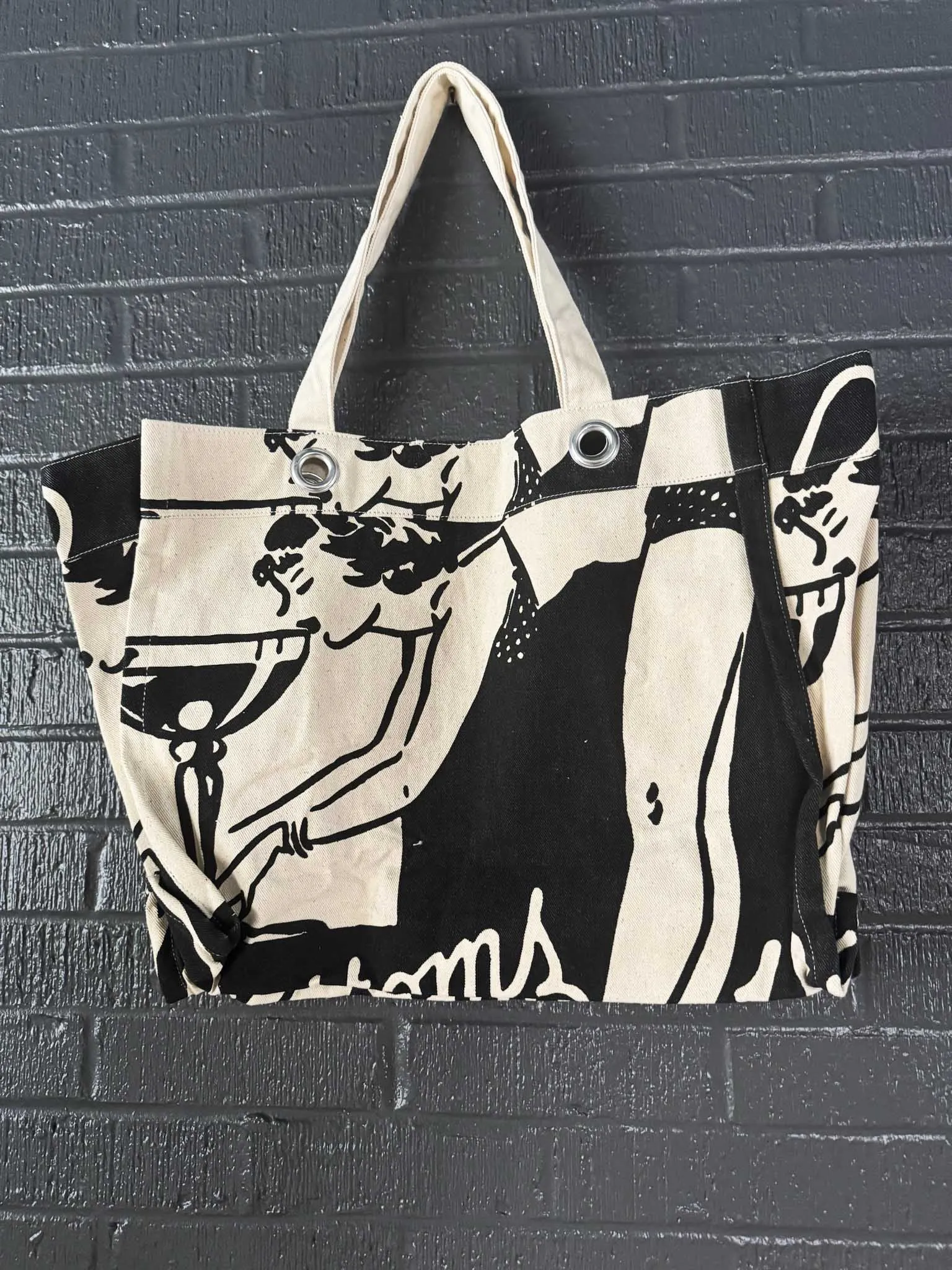 Grungy Grommet Tote
