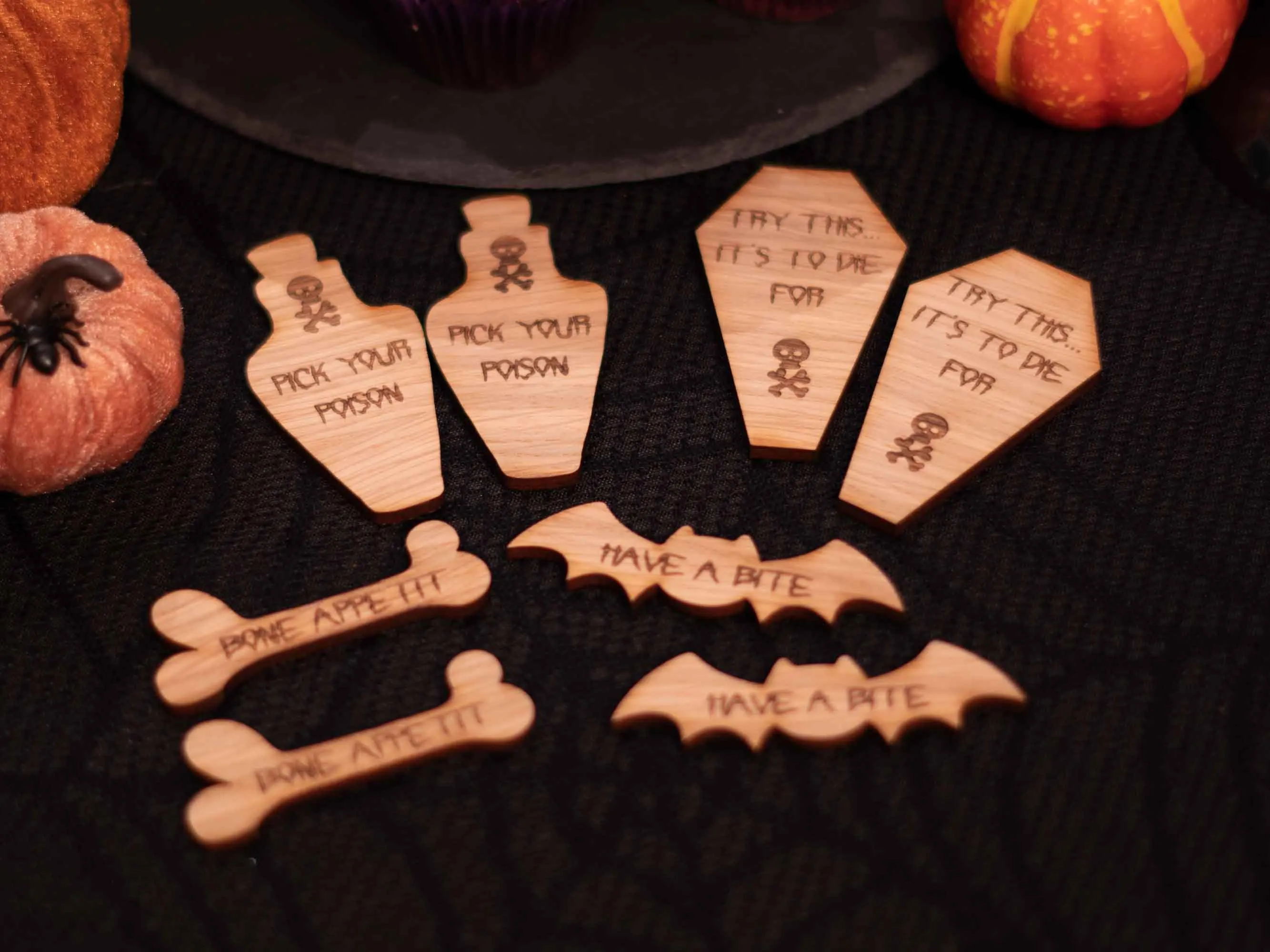 Halloween Fun Party Food Signs