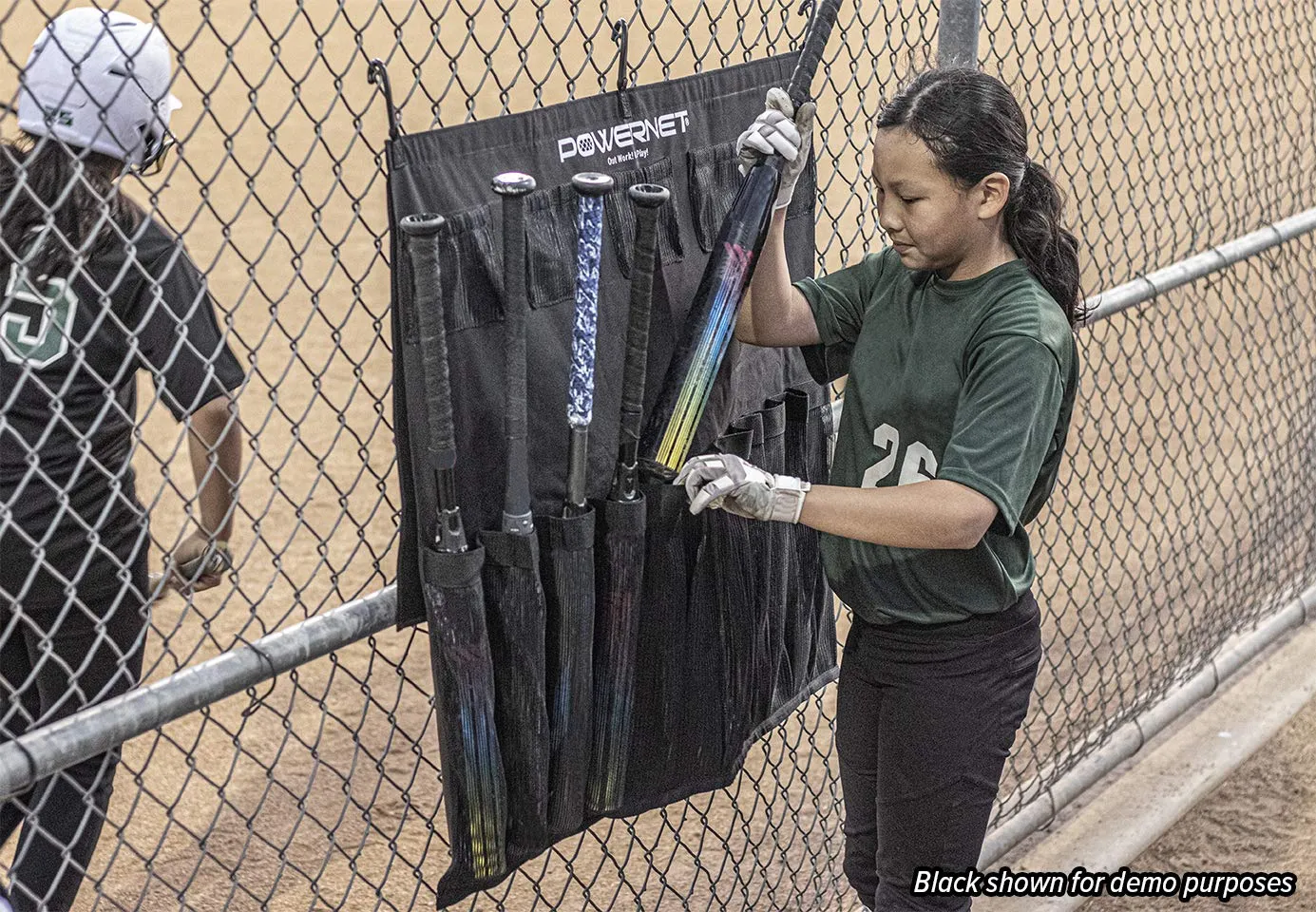 Hanging Bat Bag Caddy Dugout Organizer