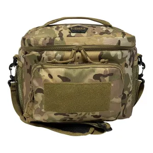 HSD Lunch Bag, Insulated Cooler, Large Thermal Lunch Box Tote with MOLLE/PALS Webbing, Adjustable Padded Shoulder Strap, for Tactical Men Women Adults (Multicam)