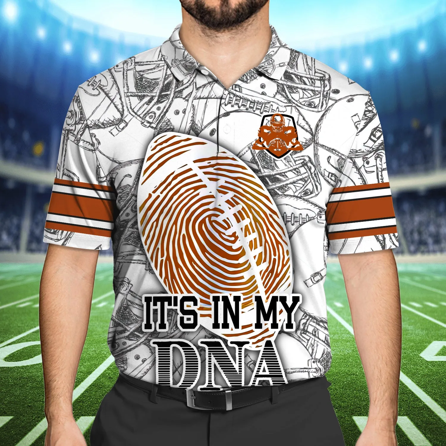 It Is In My DNA - Personalized Name 3D Polo Shirt - Loop - Nt168 - Ct123