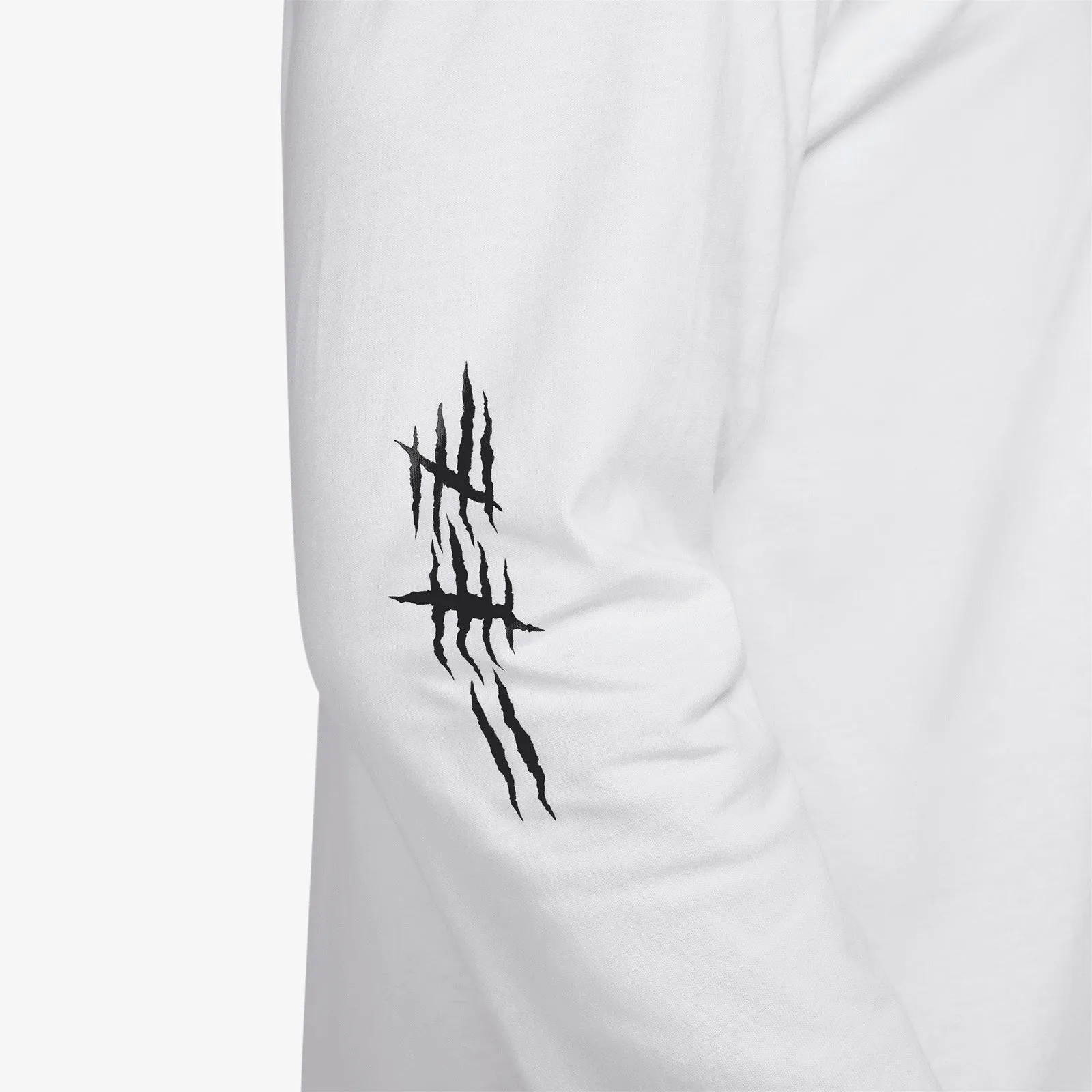 Ja Number 12 Long Sleeve T-Shirt - White