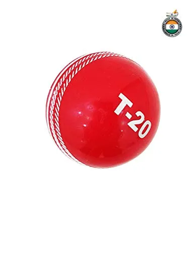 Jaspo T-20 Wooden Cricket Set(1 Wooden bat (Size-5),1 T-20 Ball,3 Plastic Stumps,2 Bail) upto 12 years (Blue)