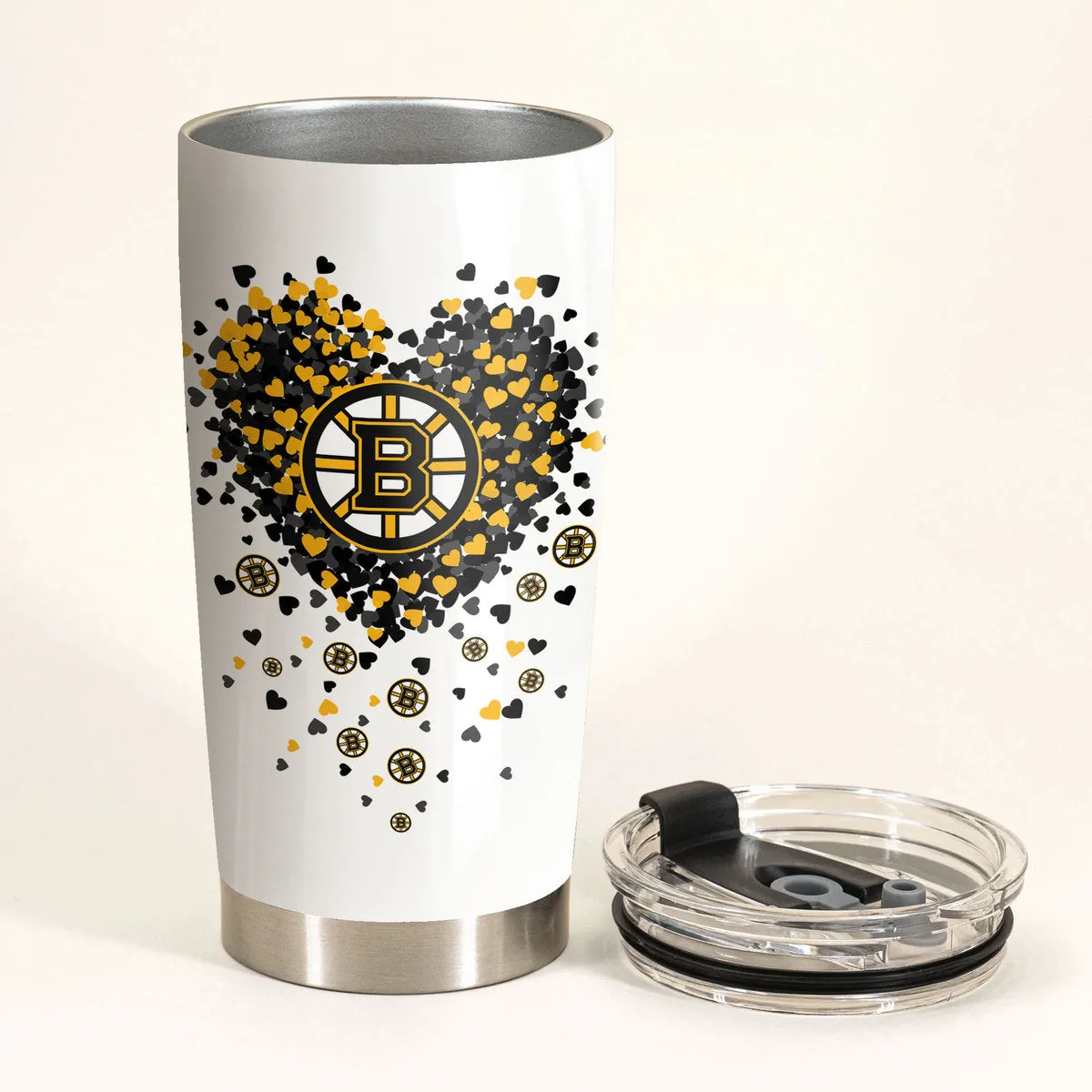 Just A Woman Who Loves Her Boston Hockey Tumbler