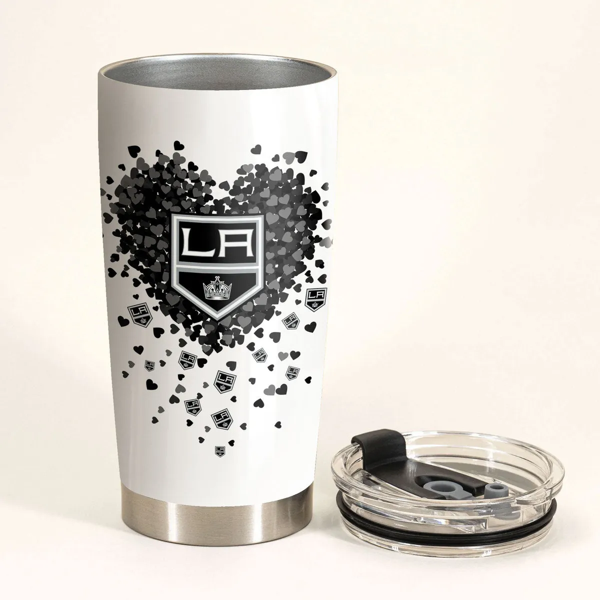 Just A Woman Who Loves Her Los Angeles K Hockey Tumbler