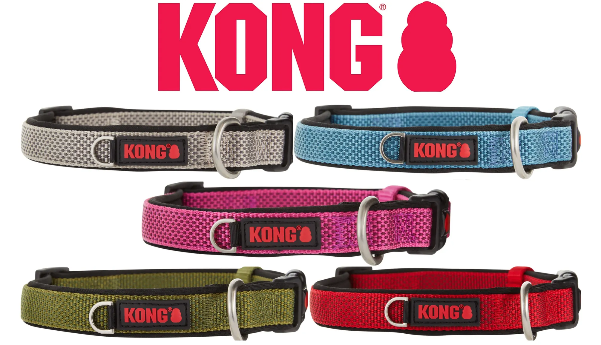KONG Collars Neoprene Padded Heavy Duty DISCONTINUED Model